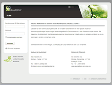 Tablet Screenshot of kunden.landbell.de