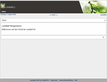Tablet Screenshot of mengenstrom.landbell.de